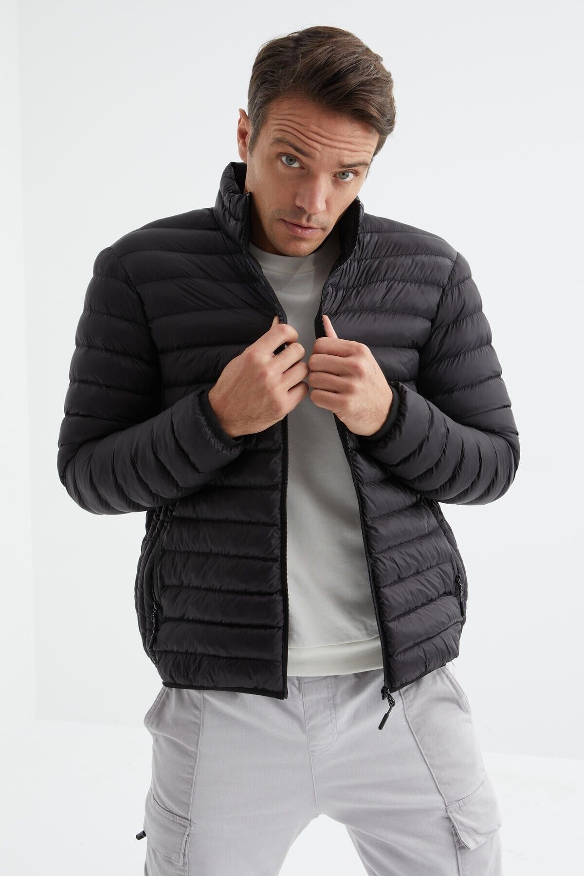Mens puffer jacket tommy sale