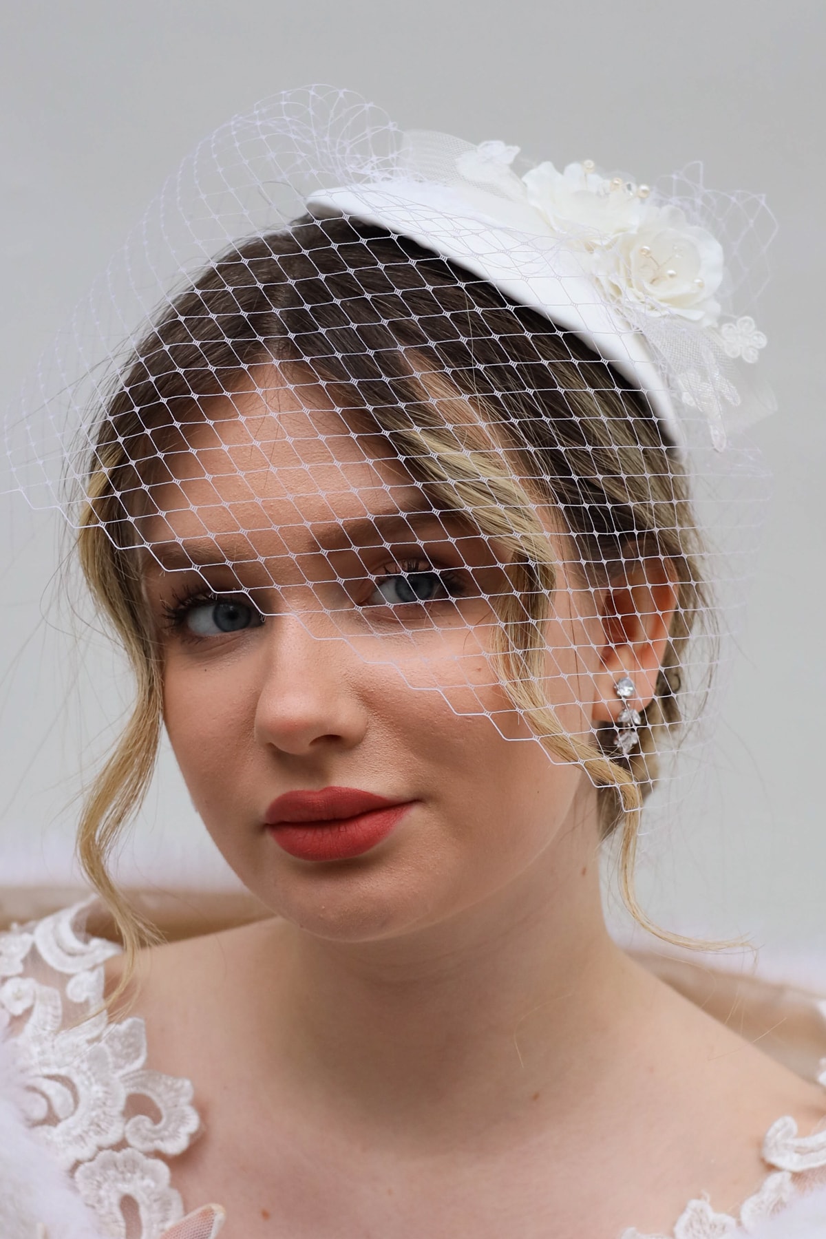 Gelin Kep, Vualet, Şapka, Nikah Ve Dış Çekim Şapkası 3