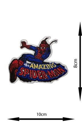 Ütü Ile Yapışan Arma - Patch - Yama The Amazing Spiderman Modeli (10cm X 8cm) UYA0006S