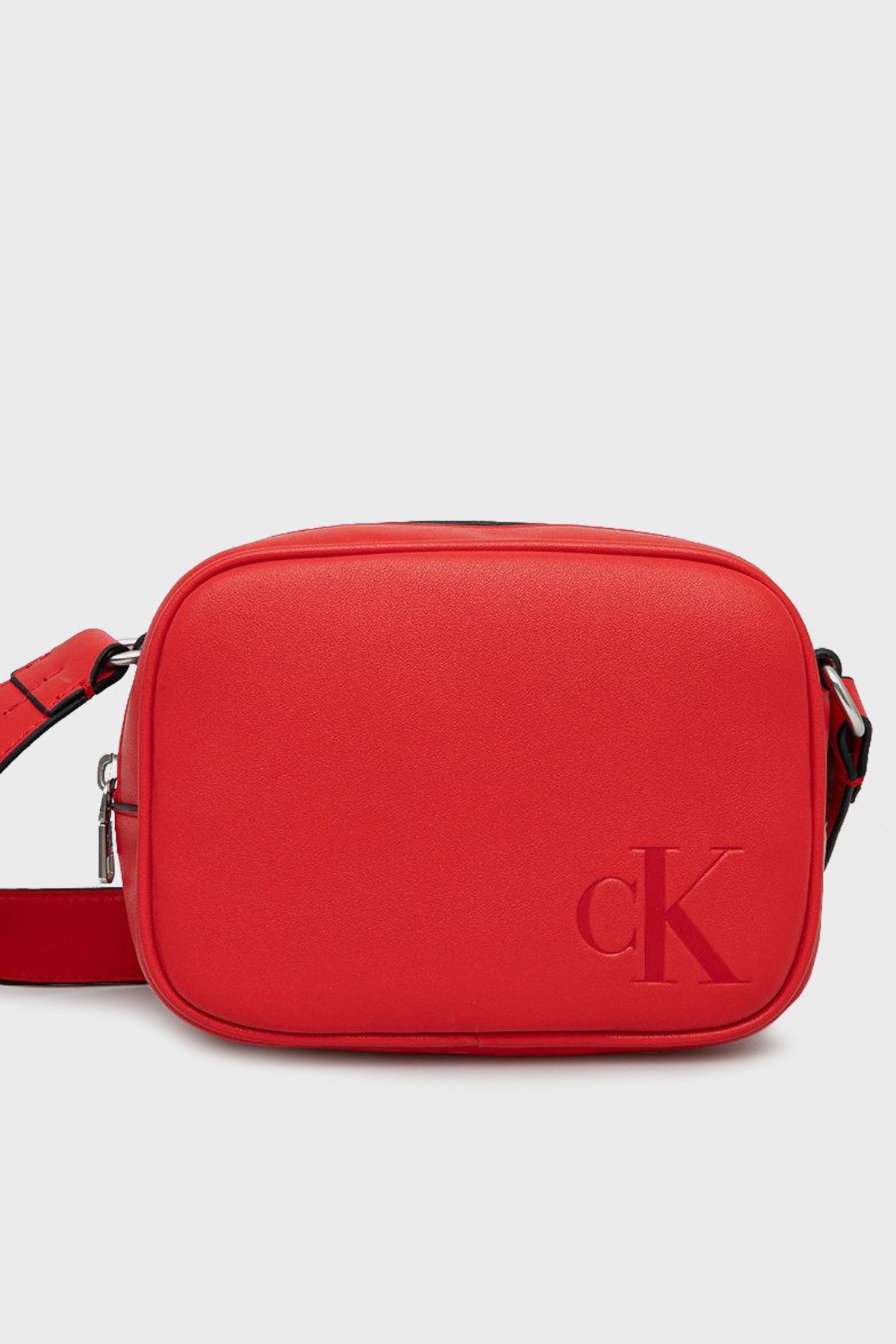 Calvin Klein Shoulder Bag - Red - With Slogan - Trendyol