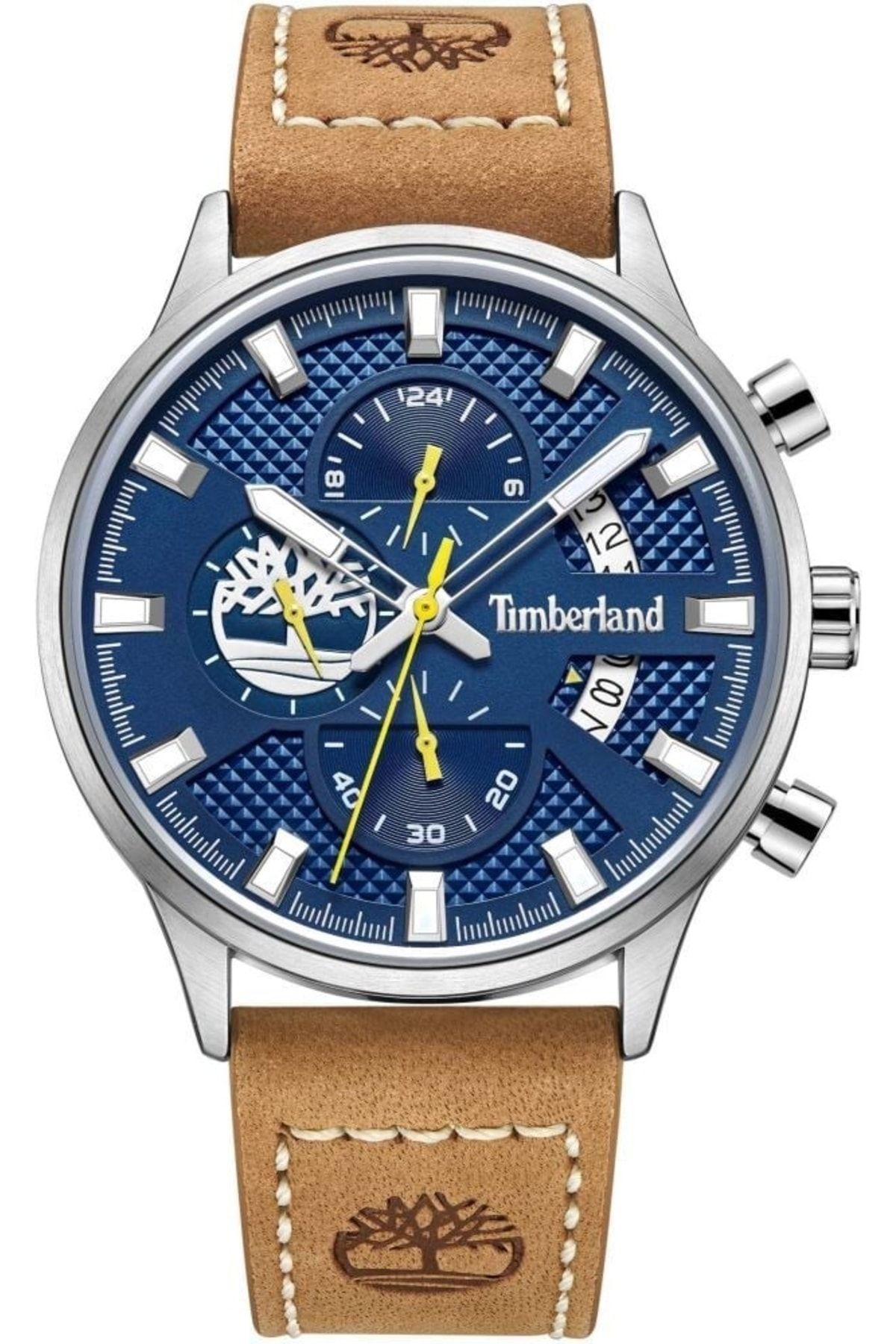 Timberland Watch Dark blue Brown Trendyol