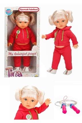 Oyuncakfabrikasi Tina Bebek Sporty Eşofmanlı Et Bebek 45 Cm