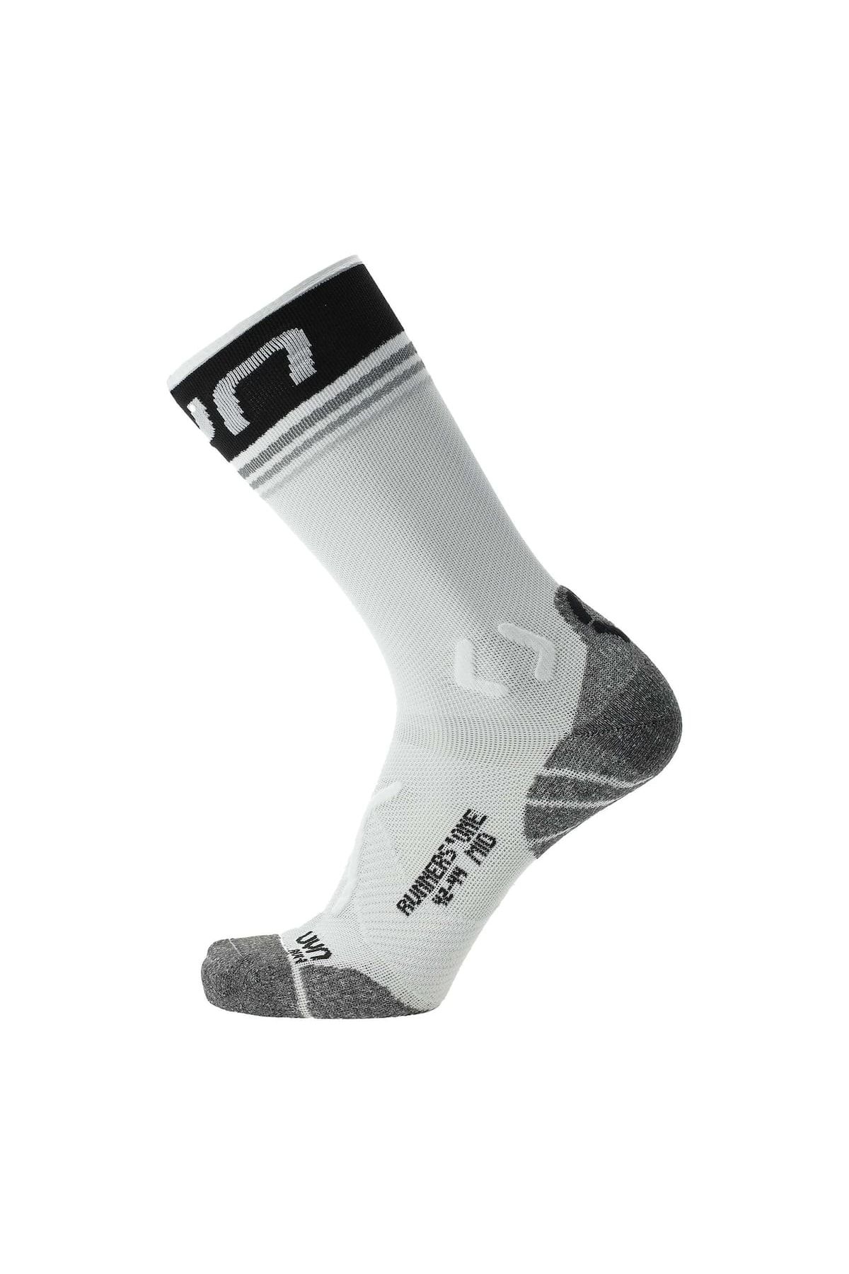 UYN-Damen-Laufsocken – einzelne mittlere Socken, Nullstrümpfe, Polyamid, Logo 1