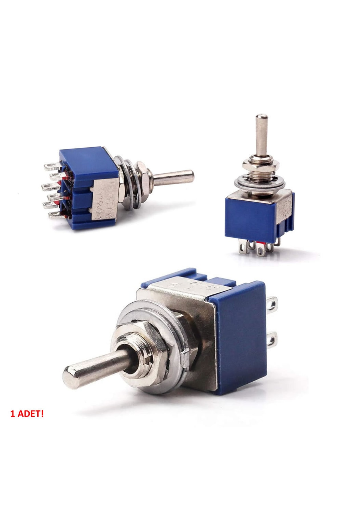 momo ③A ROBİZ Mts-203 Mini Toggle Çift Anahtar 3a 250v On / Off / On 6 Pin
