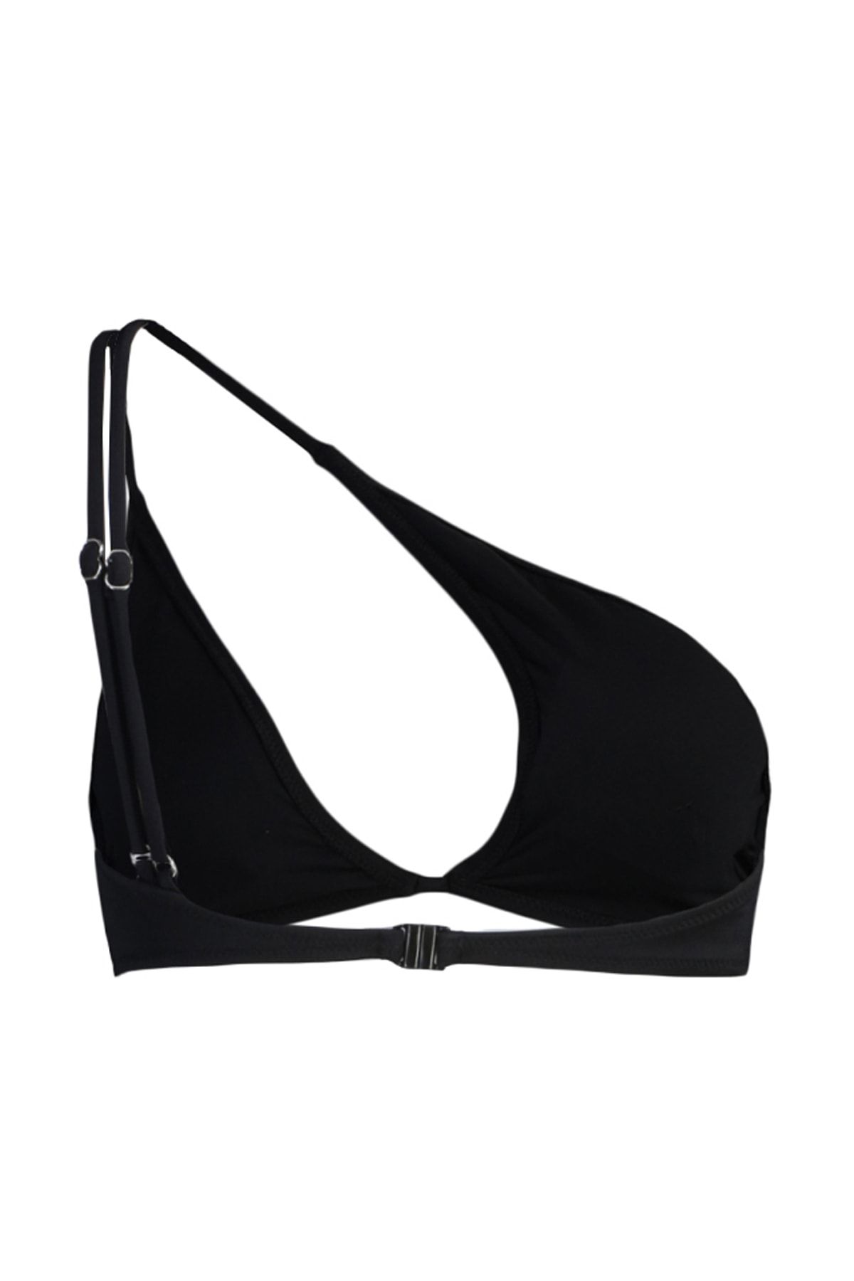 Trendyol Collection-Schwarzes One-Shoulder-Bikinioberteil mit Cut-out/Fenster TBESS23BU00032 8