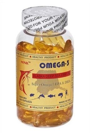 Omega 3 Balık Yağı 1000 Mg 100 Softgel RENKSİZ