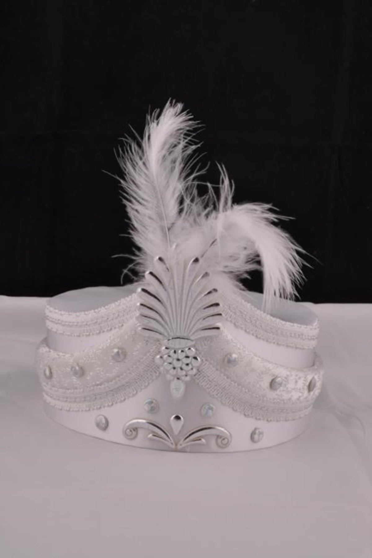 Genel Markalar Sünnet Şapkası Beyaz-gümüş