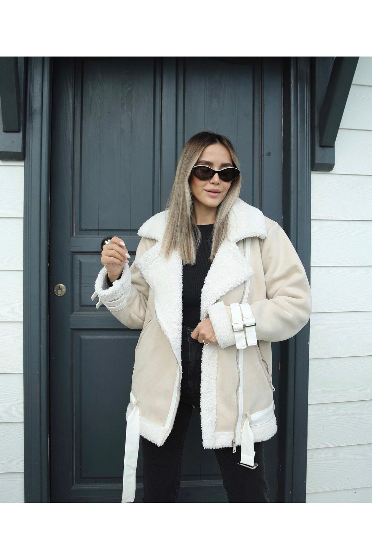 Nubuck coat shop