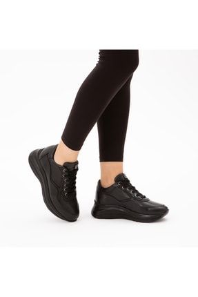 Siyah - Kadın Derı Sneakers & Spor Ayakkabı 352 478 Bn Ayk Y22 352 478 BN AYK Y22