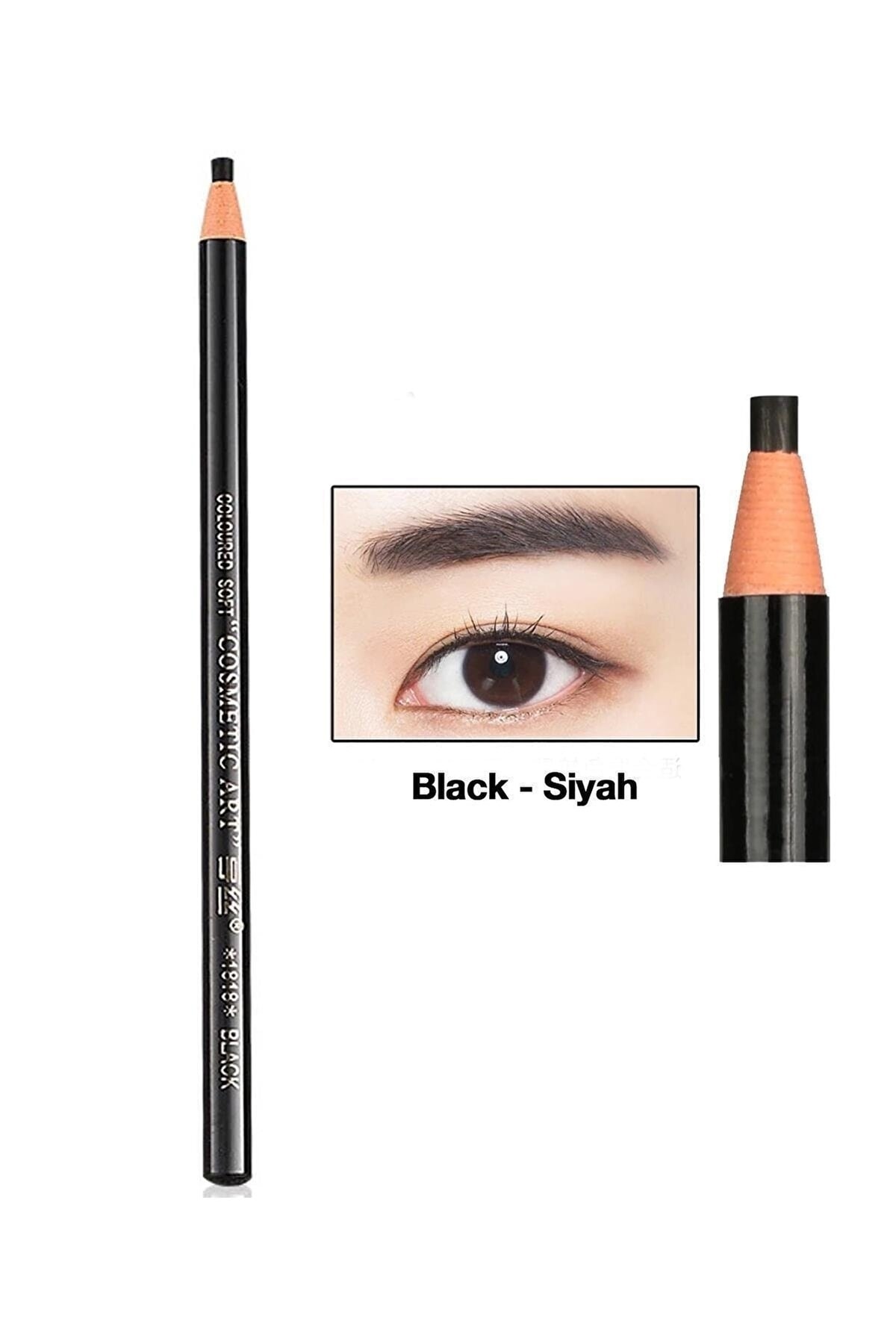 alaraycosmetics Ipli Kaş Tasarım Işaretleme Kalemi/siyah