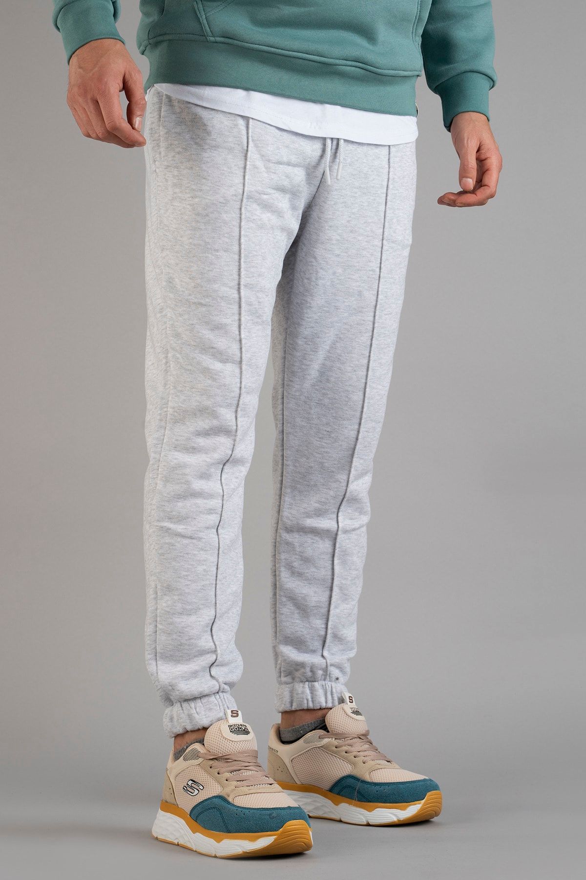 Light gray store mens joggers