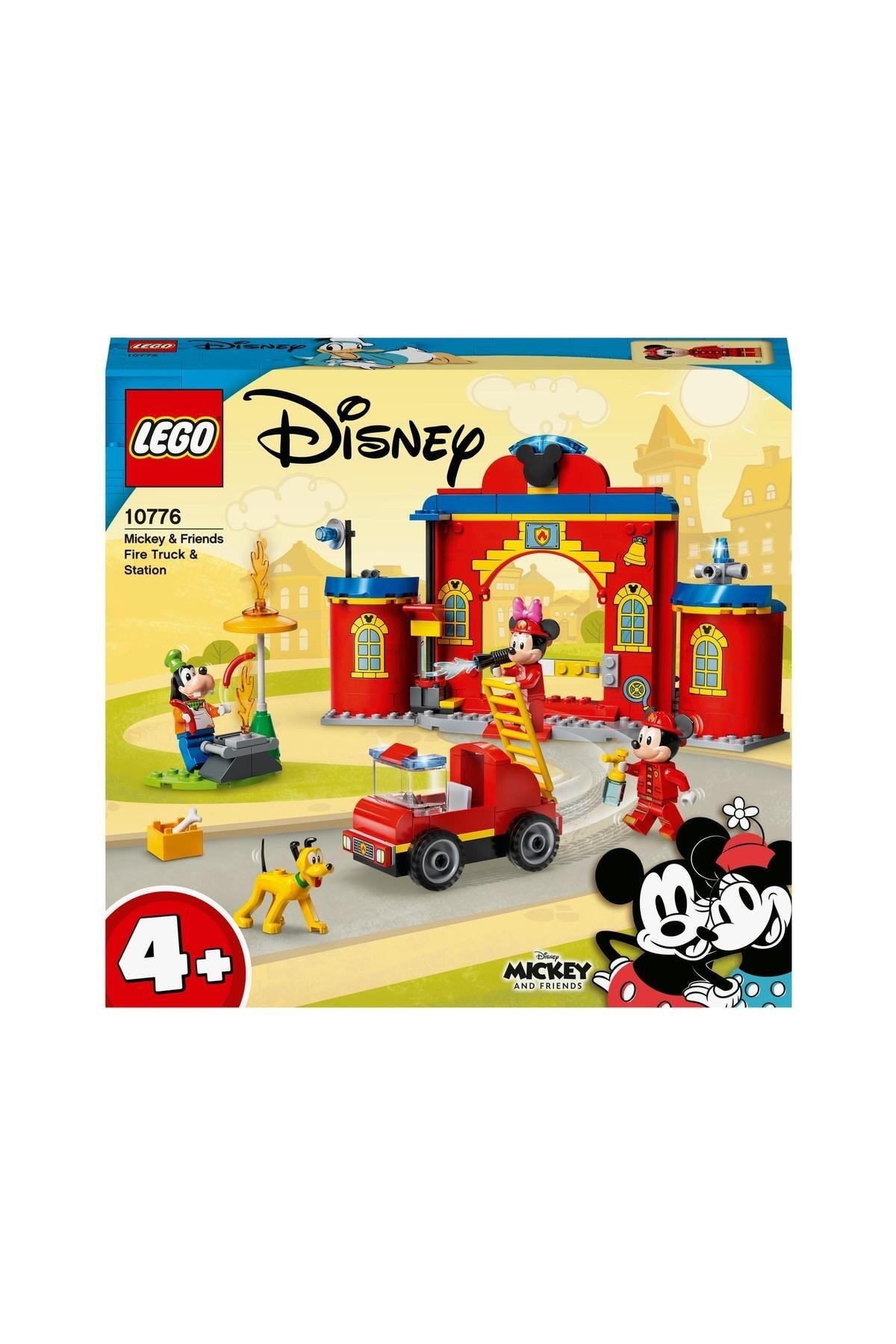 LEGO Disney Mickey &amp; Arkadaşlarının İtfaiye Merkezi ve Kamyonu 10776 Oyuncak Yapım Seti (144 Parça) fotoğrafı 2 (önizleme)