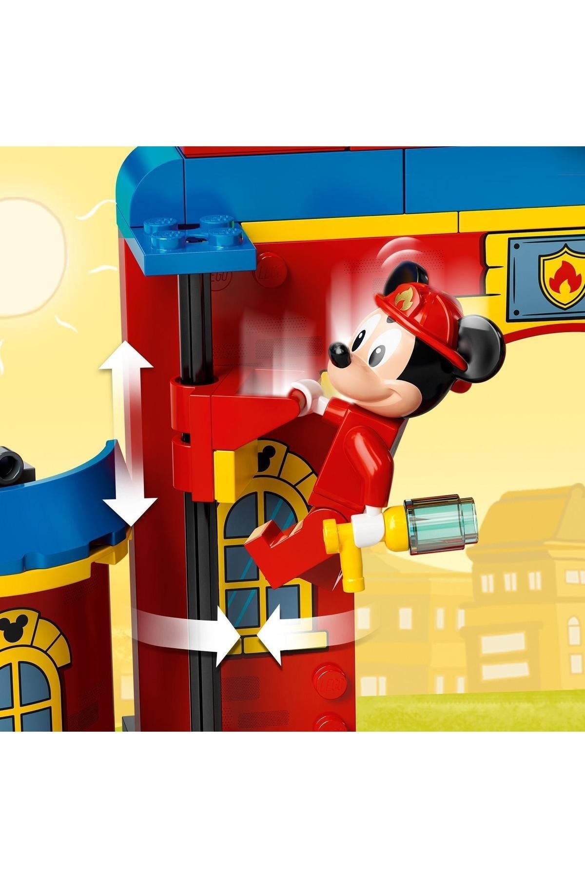 LEGO Disney Mickey &amp; Arkadaşlarının İtfaiye Merkezi ve Kamyonu 10776 Oyuncak Yapım Seti (144 Parça) fotoğrafı 4 (önizleme)