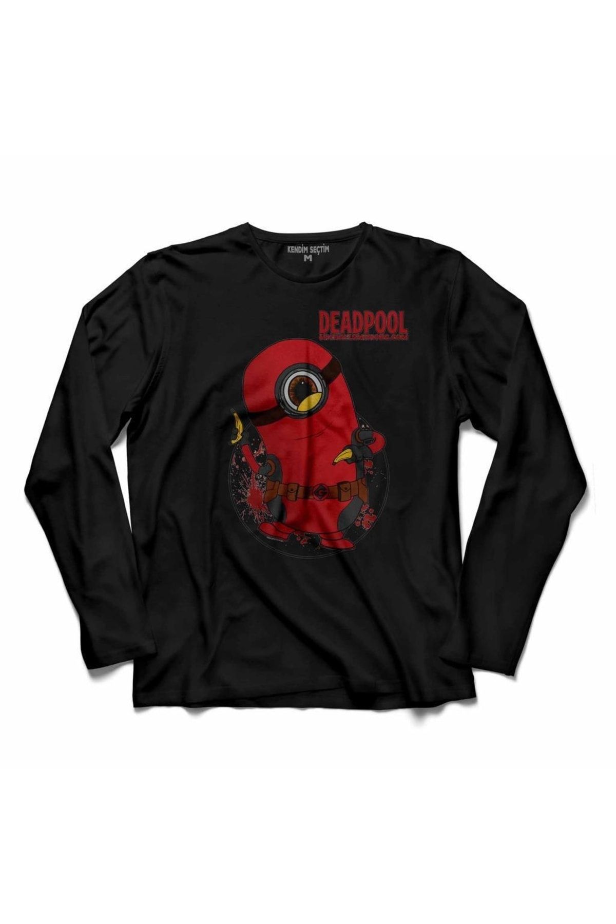 Kendim Se tim Deadpool Minion Minions 2 Long Sleeve T Shirt