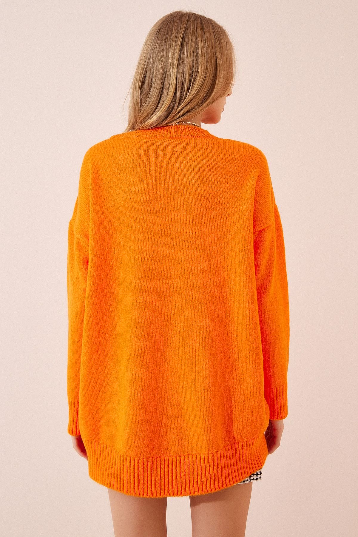 Happiness stanbul Sweater Orange Oversize Trendyol