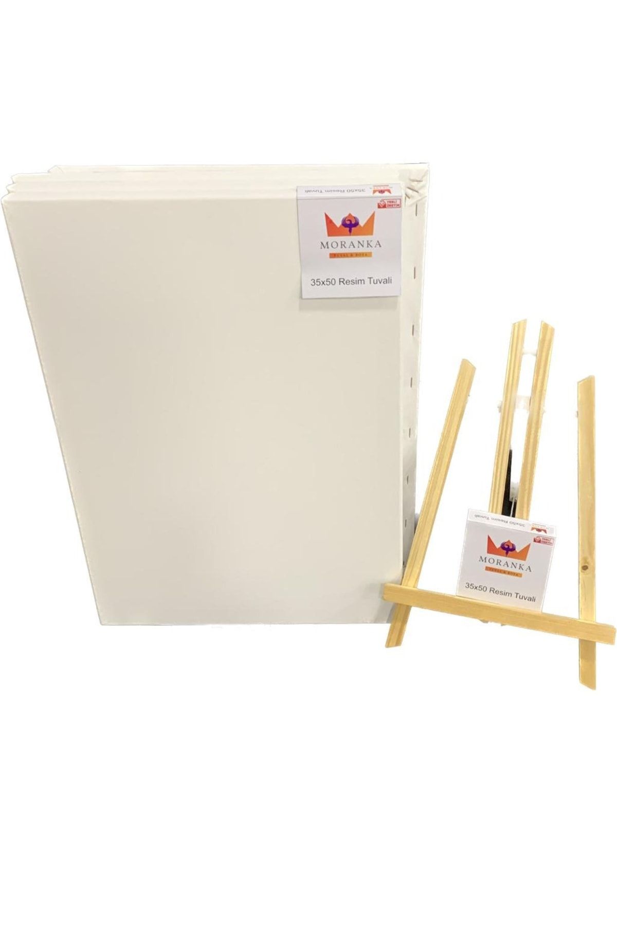 MorAnka Tuval&Boya-Moranka 10-Piece 35x50 Canvas Double Lined Back Stapled Canvas 3