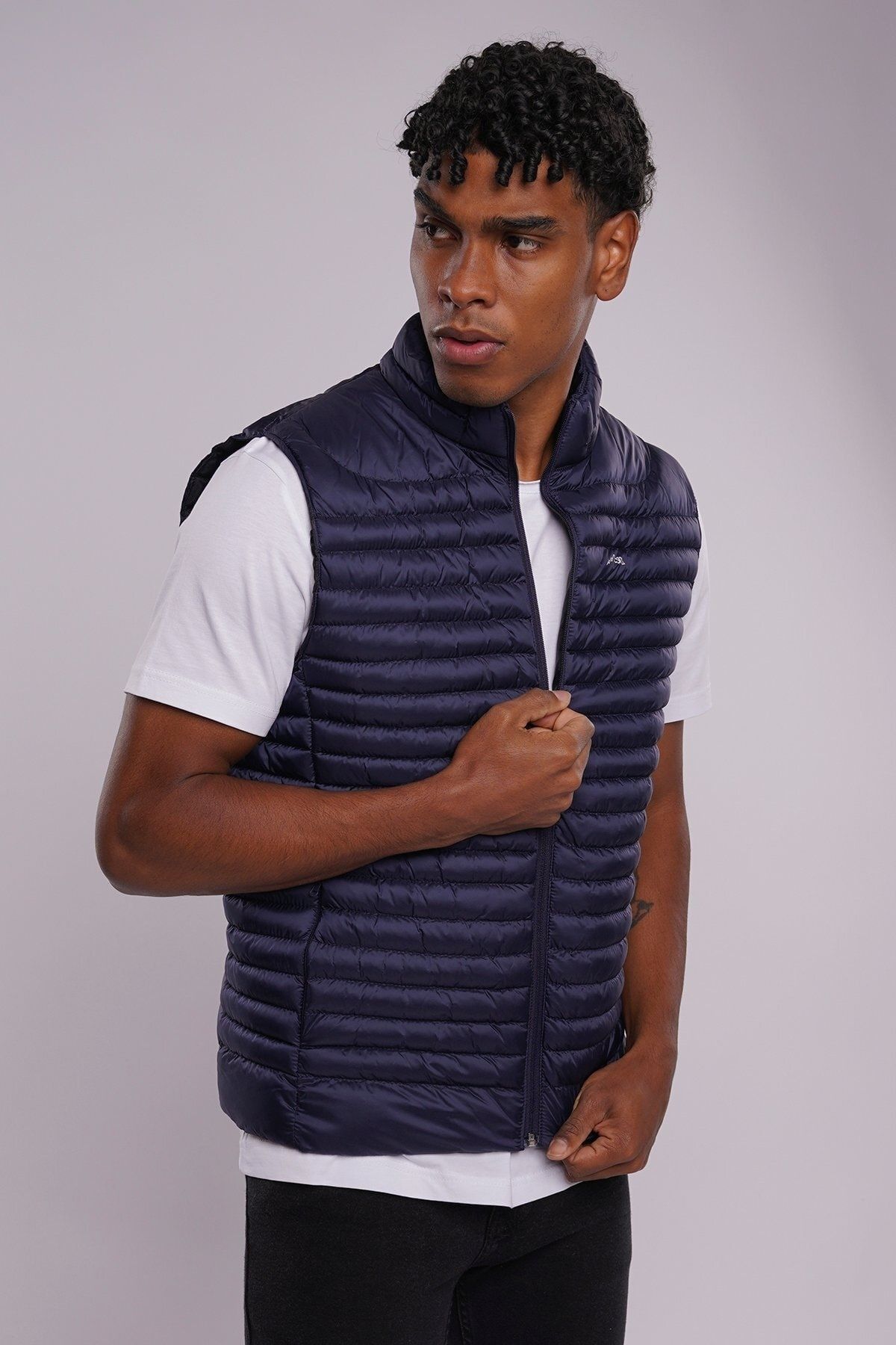 Mens sleeveless pique shop