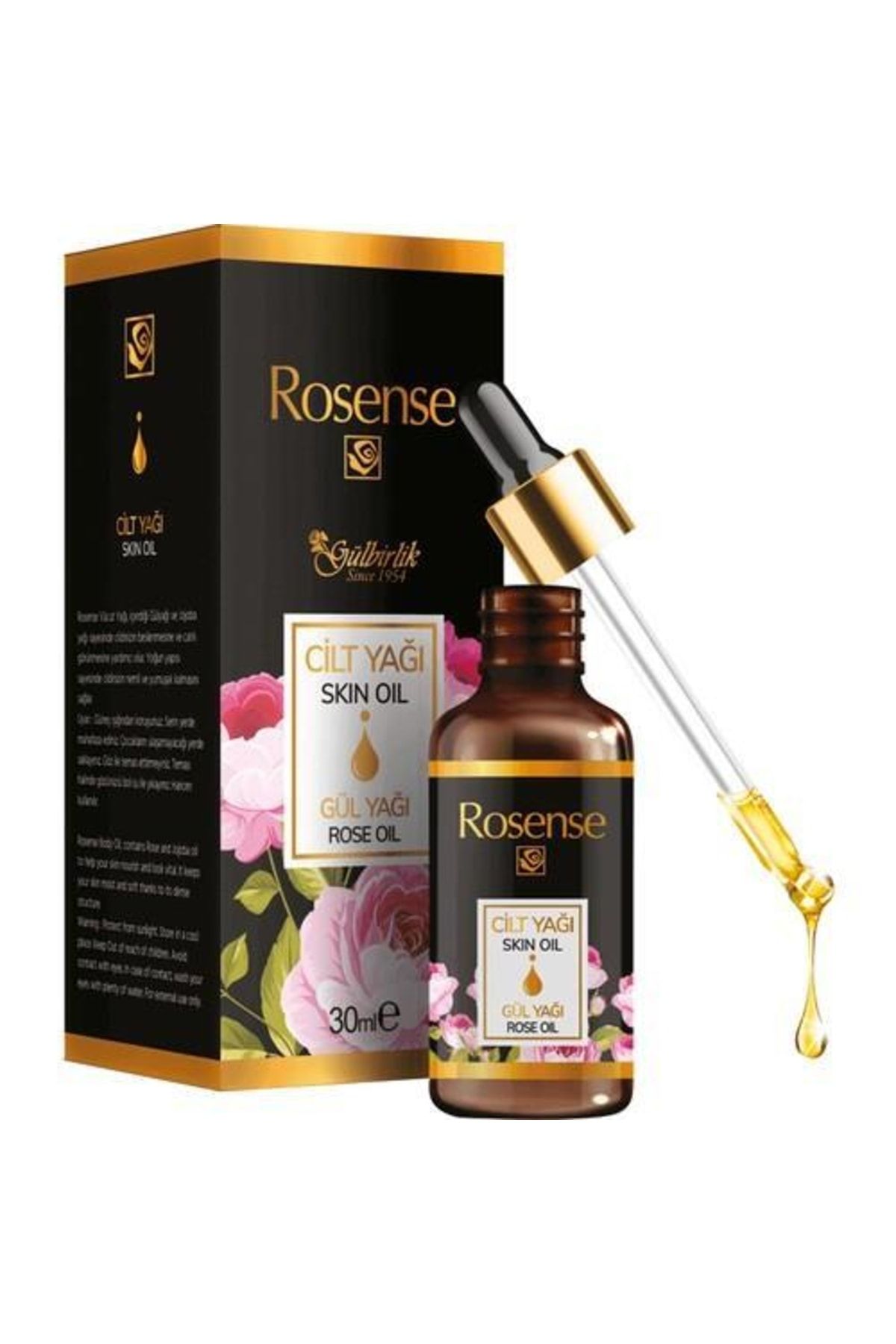 روغن پوست روغن رز 30 میلی لیتری 3 عدد Rosense