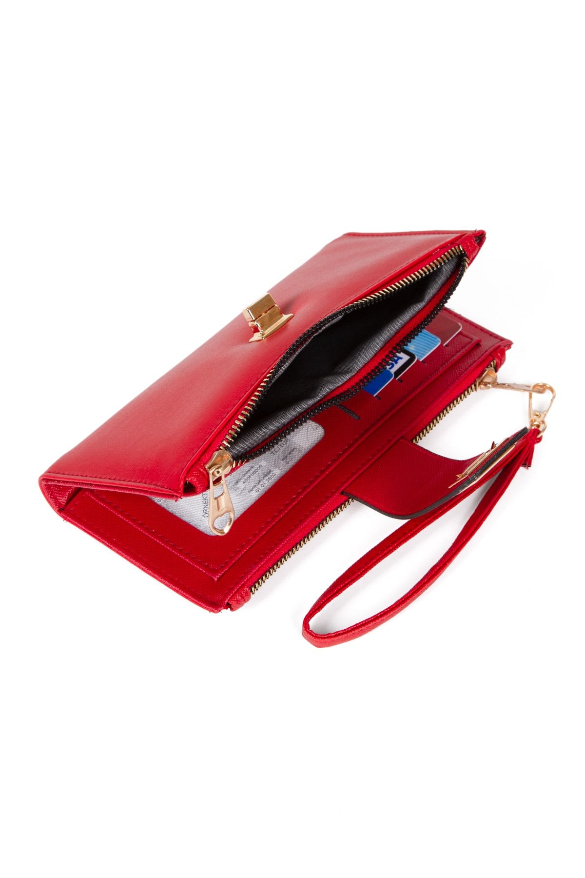 LOOP DESIGN-Wallet with Phone, Paper and Coin Compartments, Portfolio Wallet with Card Holder Wrist Strap 3