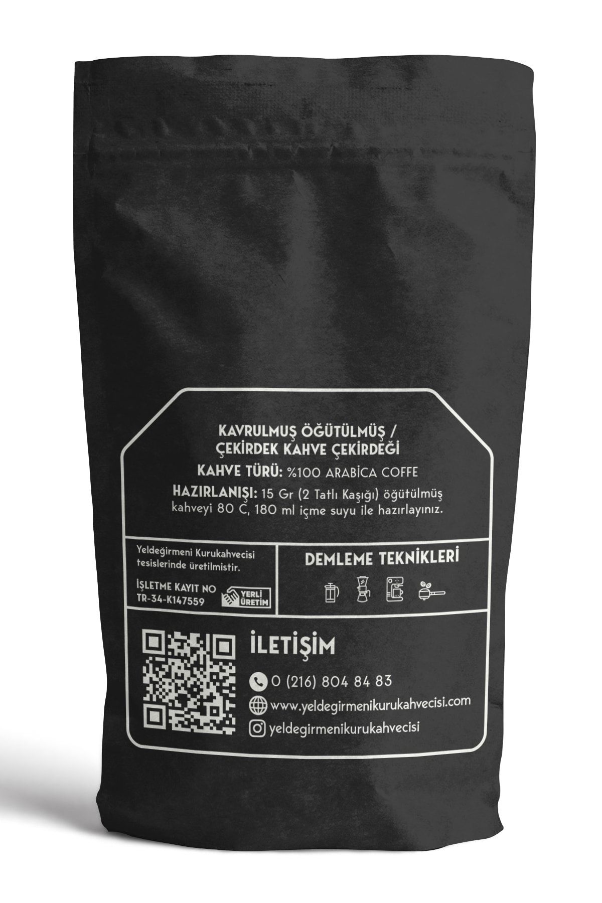 Yeldeğirmeni Kurukahvecisi-Sumatra Filter Coffee Indonesia 500 gr 2