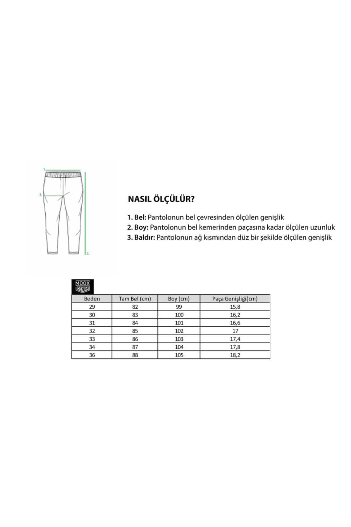 Yırtık Detaylı Erkek Jean Pantolon - Açık Mavi - 30