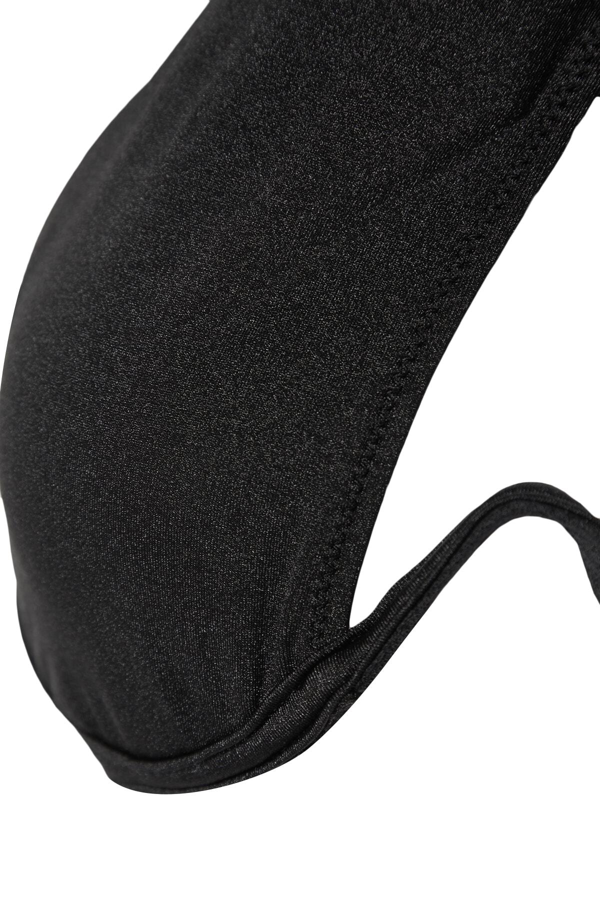 Trendyol Collection-Μαύρο Μπαλκόνι Αντεστραμμένο V Underwire Μπικίνι TBESS22BU0203 7