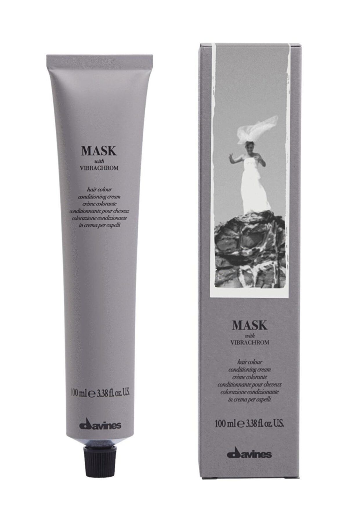 ماسک با رنگ موی دائمی تغذیه کننده ویبراکروم 100 میلی لیتری 5.0 قهوه ای روشن Davines Professional