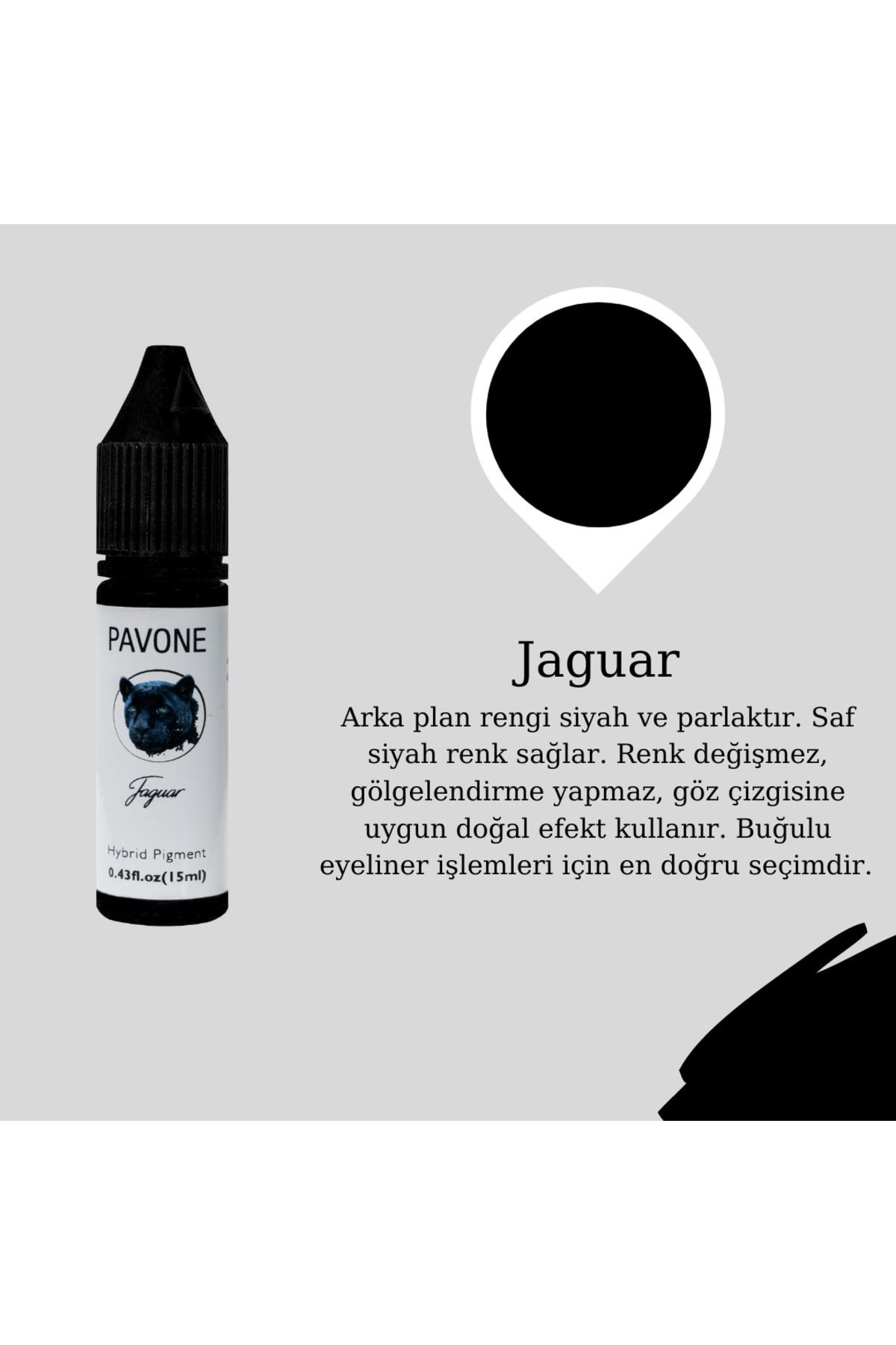 رنگدانه خط چشم - رنگ خط چشم ترکیبی آرایش دائمی Pavone