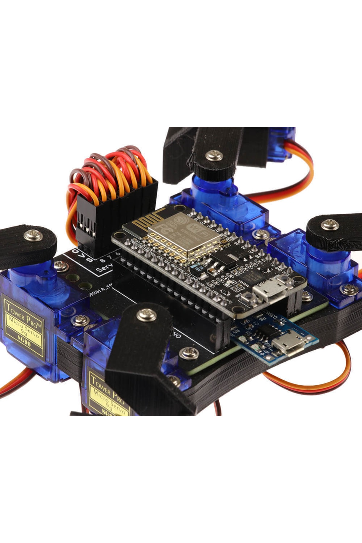 JSumo Esp32 Tabanlı Wifi Örümcek Robot Kiti - Kendin Yap Dıy Demonte ...