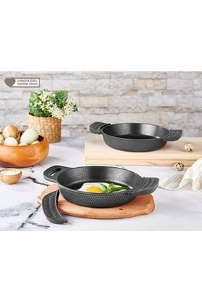 2li Kuvars Sahan 20cm + 22cm Döküm Titanyum 2393500492