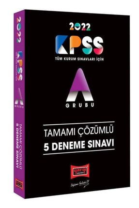 2022 Kpss A Grubu Tamamı Çözümlü 5 Deneme Sınavı 9786254424199