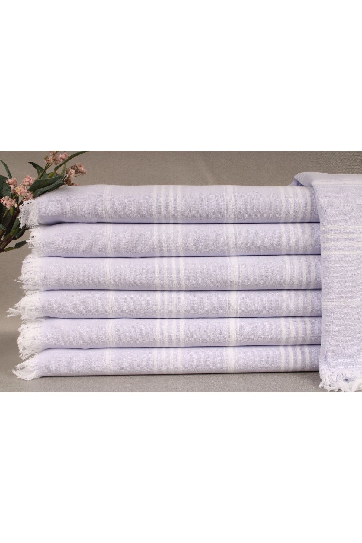 Peshtemal Lilac Beach Peshtemali 90x170 Cm Cotton Peshtemal Camp Peshtemal Hammam Peshtemal