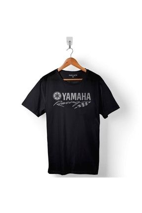 Yamaha Racıng Team Motosport Yzf Motosiklet Logo Erkek Tişört T01S2900