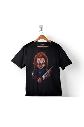 Chucky Charles Lee Ray Oyuncak Bebek Bıçak Çocuk Tişört T03S1855