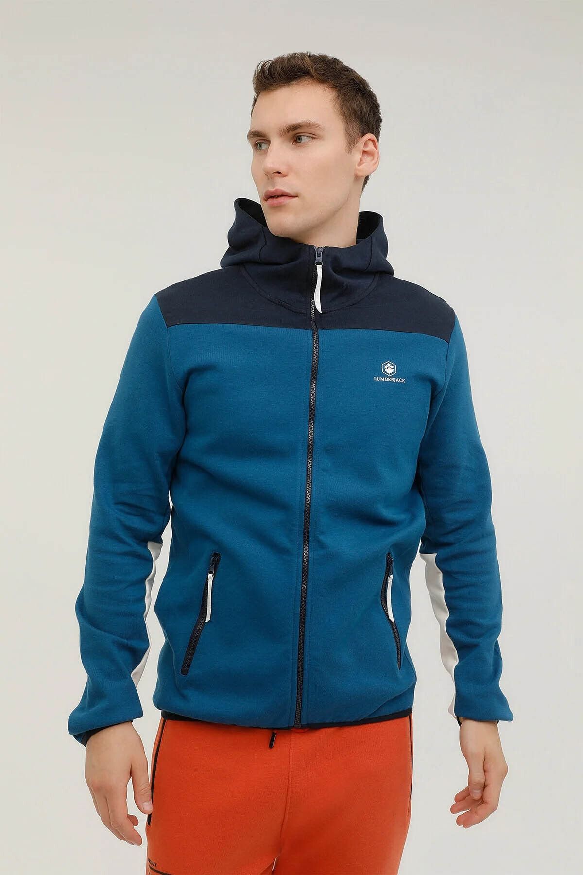 lumberjack Erkek M-cg500 Denver Clrblk Ful Havacı Eşofman Üstü 101176350 Havacı