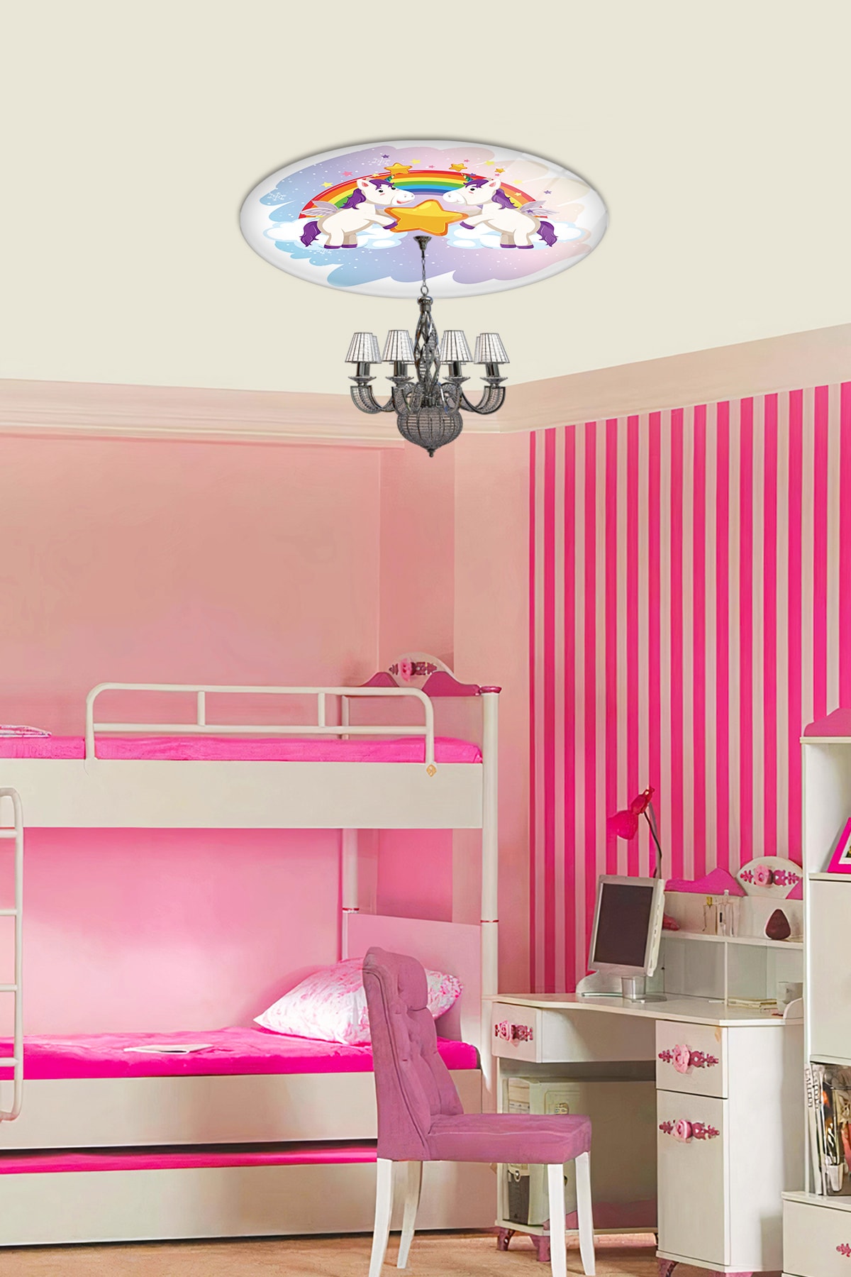 Glass Chandelier Hub | Unicorn | Diameter 50