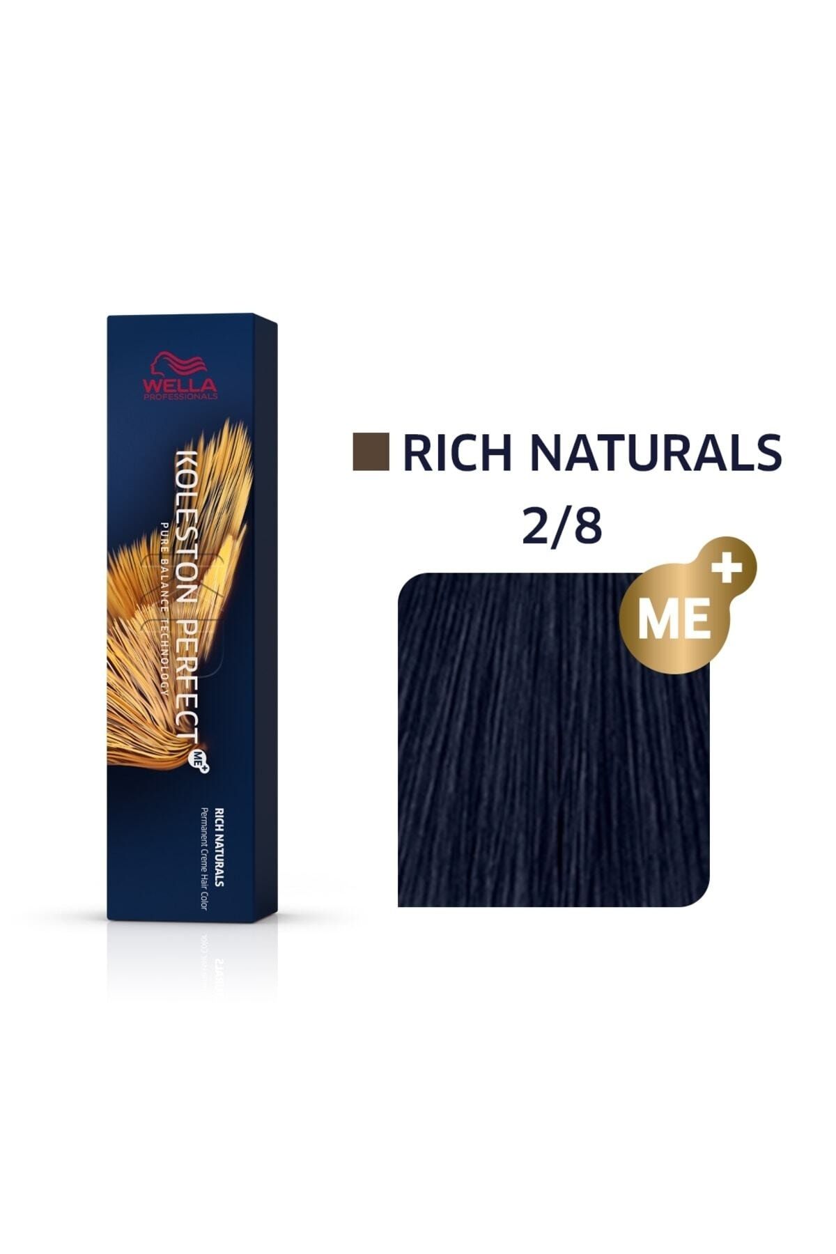 رنگ موی دائمی Koleston Perfect Me + 2/8 Rich Naturals 60 میلی لیتر Wella Professionals
