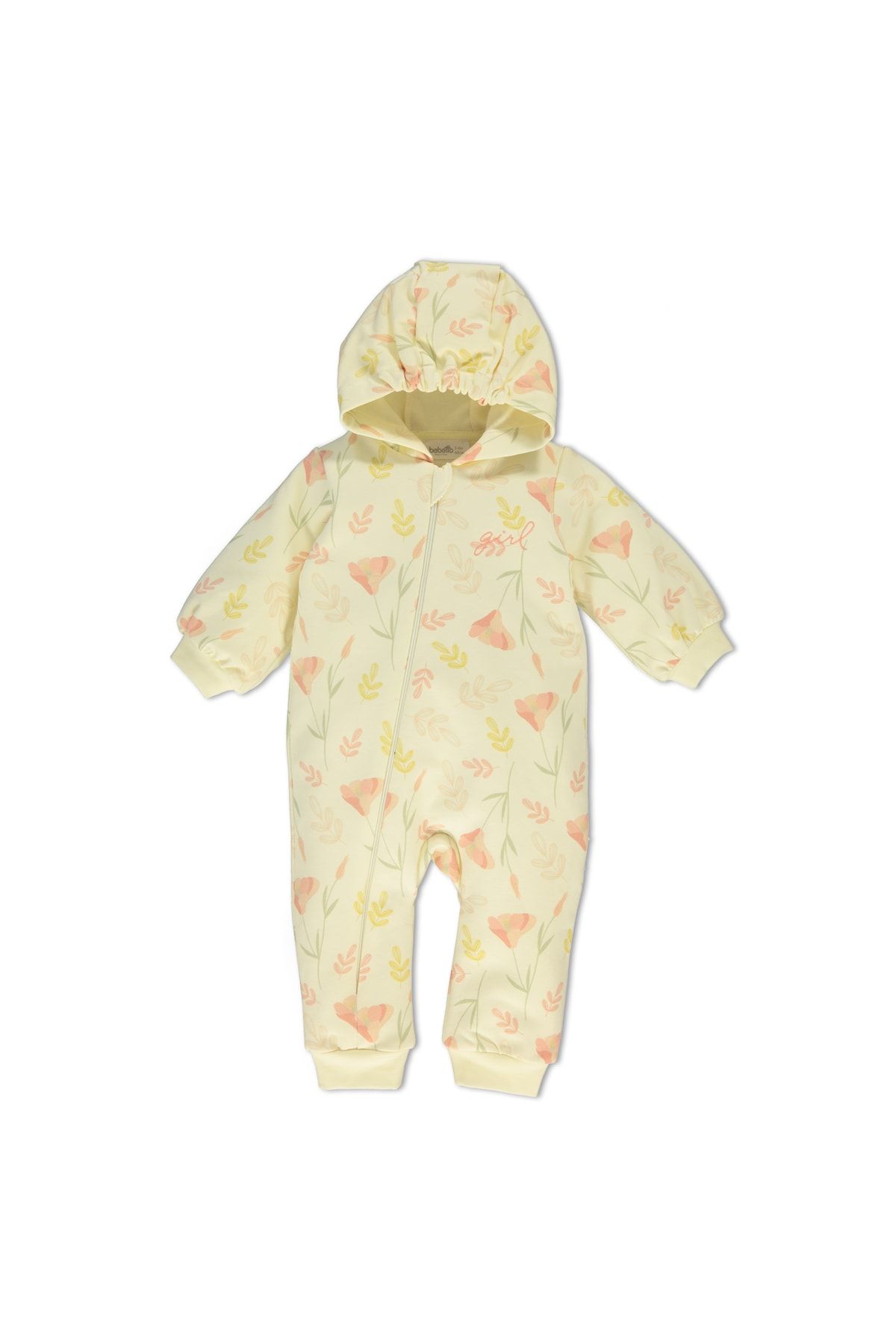 Baby girl hooded on sale jumpsuit