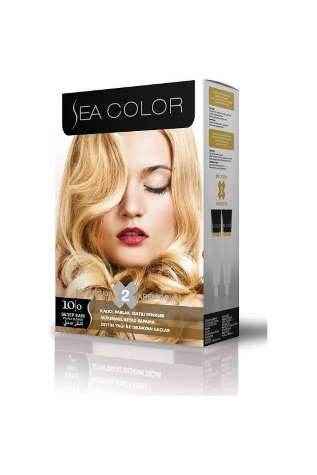 Sea Color 2'li Krem Saç Boyası 10/0 Sedef Sarı