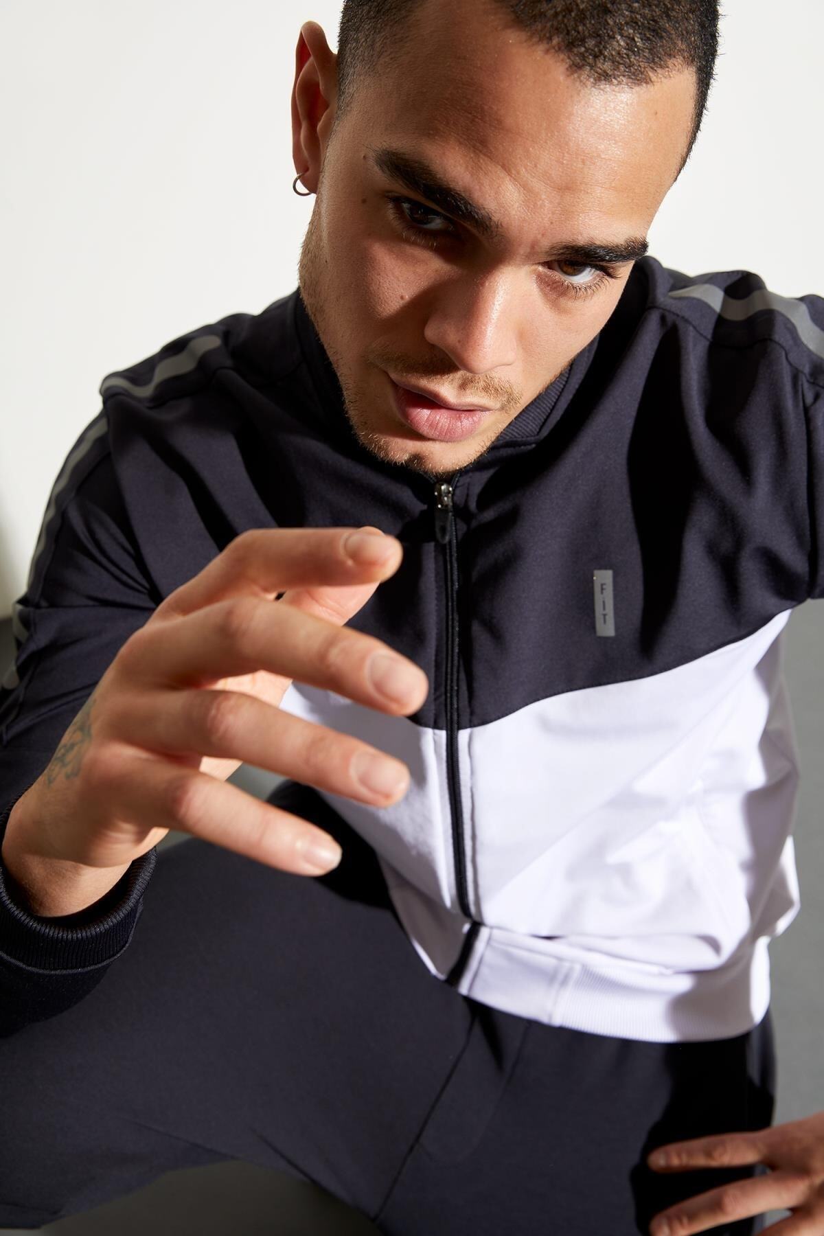 سویشرت مردانه قهوه ای دفاکتو | S3295AZ21SP اورجینال - تصویر 6