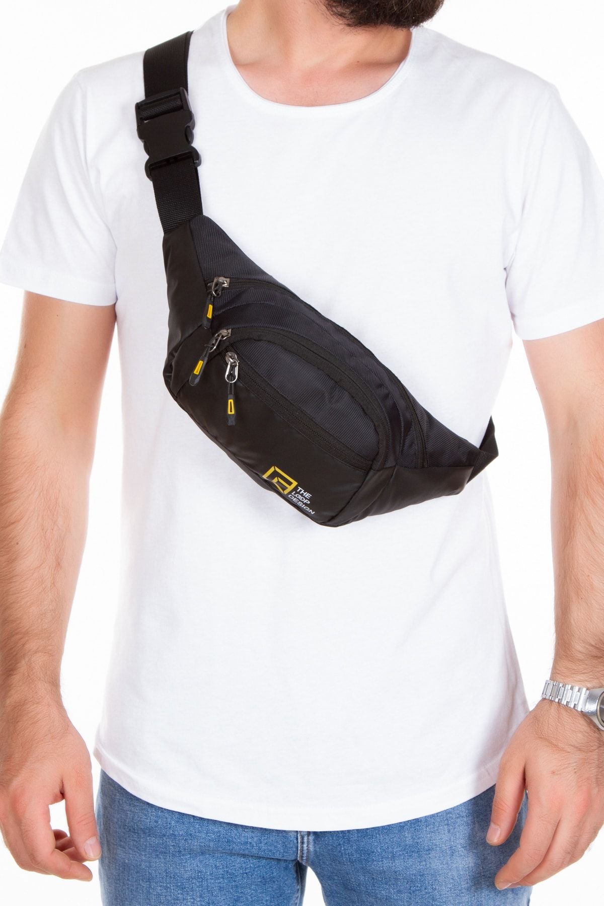 LOOP DESIGN Unisex Omuz Bel Çantası, Çapraz Çanta, Free Bag RN8332