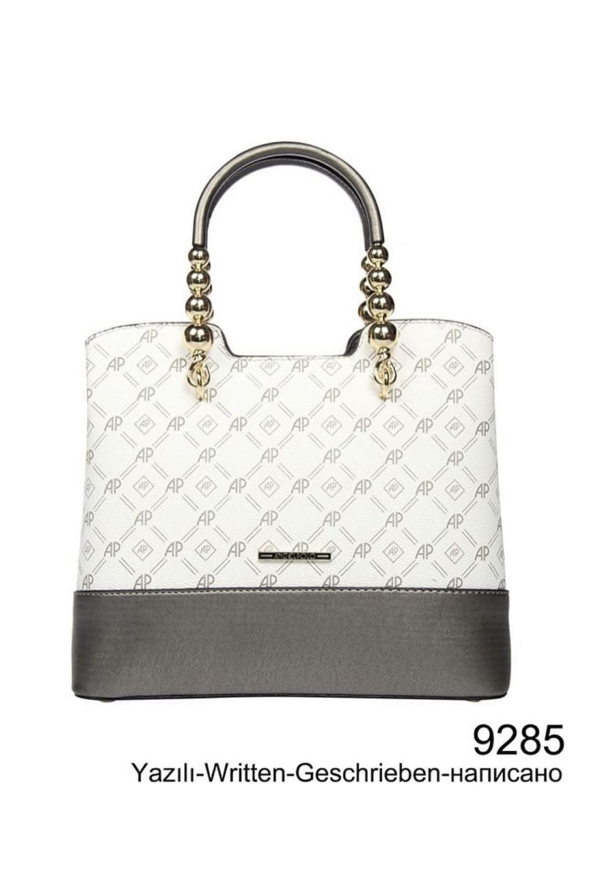 Angel Polo Handbag White Text Printed Motto Trendyol