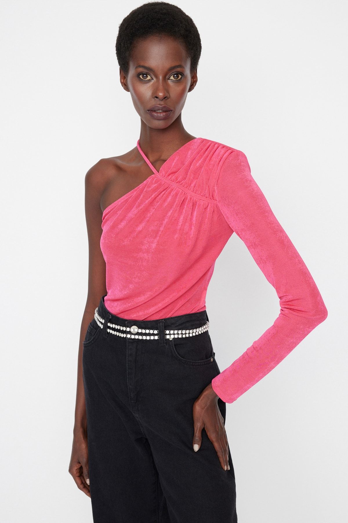 Trendyol Collection Body Rosa Figurbetont