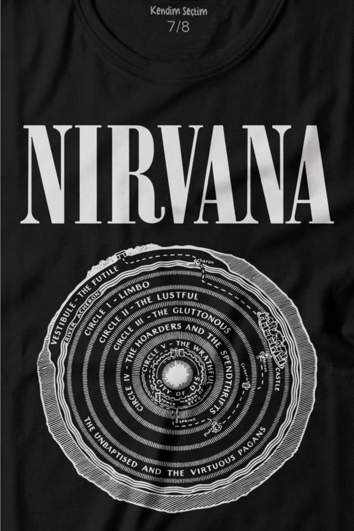 Kendim Seçtim Nirvana Bleach Albums Rock Music Circle Record Printed T-Shirt  Kids T-shirt - Trendyol