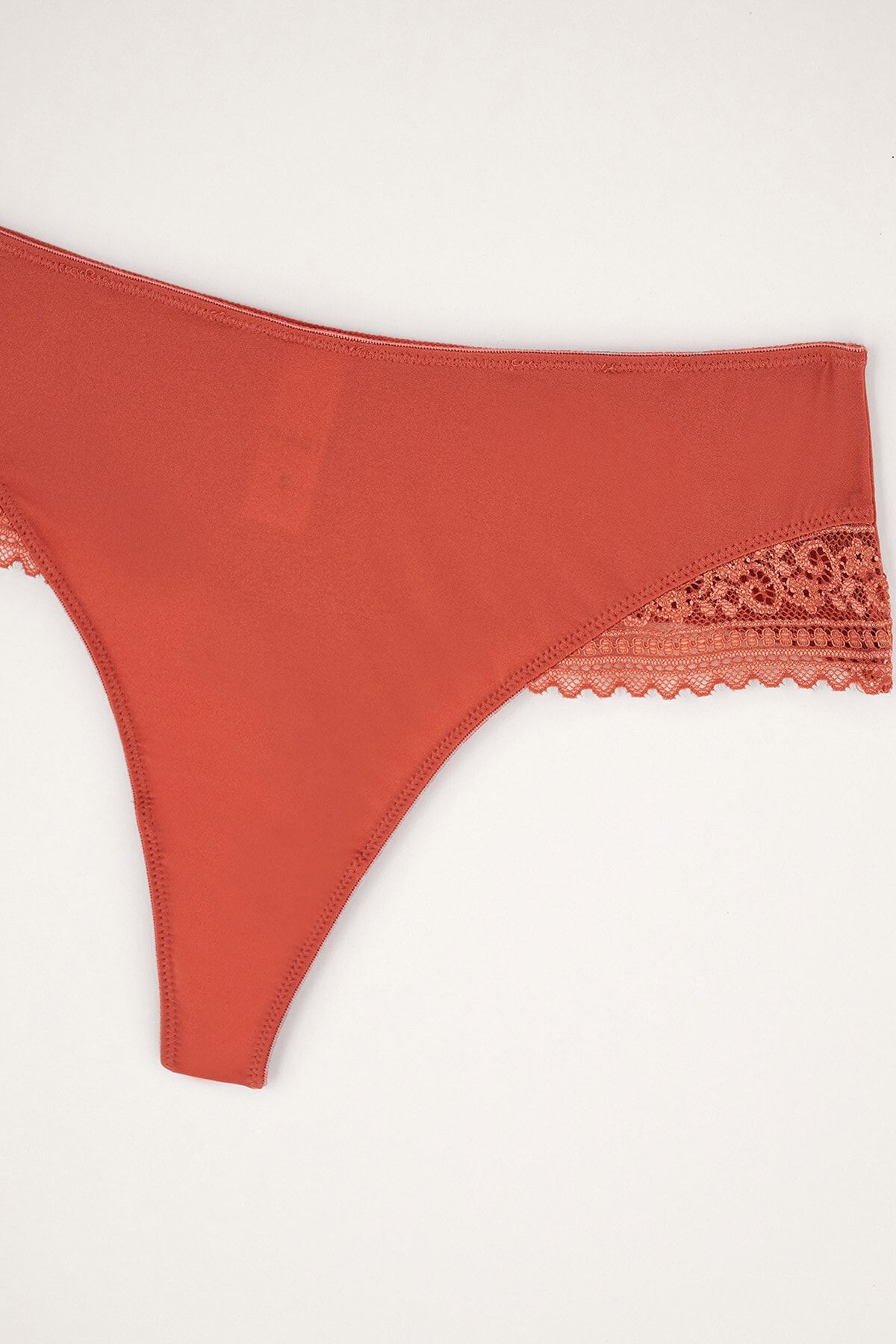 Dagi-Korallenfarbener Tanga mit hoher Taille 3