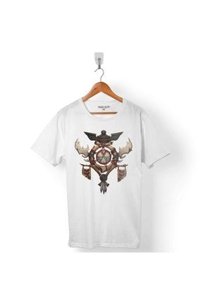 Erkek Beyaz World Of Warcraft Wow Buıldıng Reutatıon Wıth Allıed Tişört T01B2897