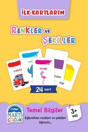 Renkler Ve Şekiller - Ilk Kartlarım 2-9786050322484