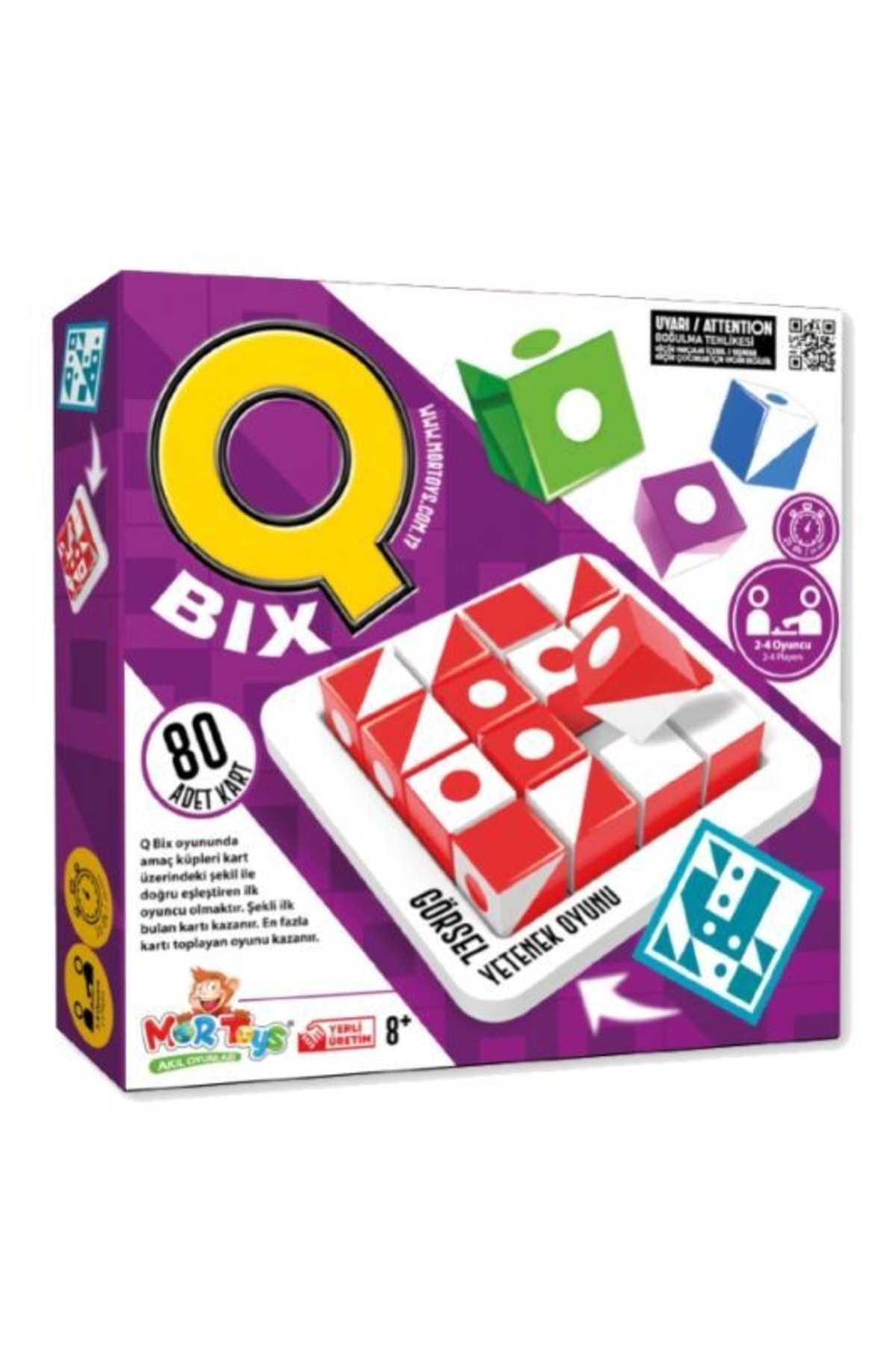 Mor Toys Qbix Oyunu Q Bix Akıl Ve Zeka Okul Turnuva Oyunu Q-bitz