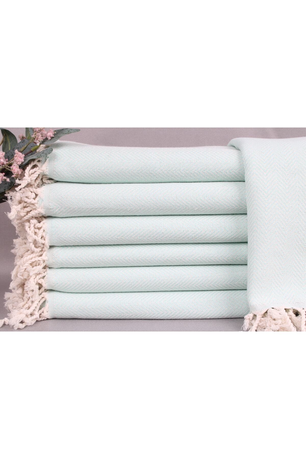 Peshtemal Mint Beach Peshtemal 100x180 Cm Cotton Peshtemal Ye