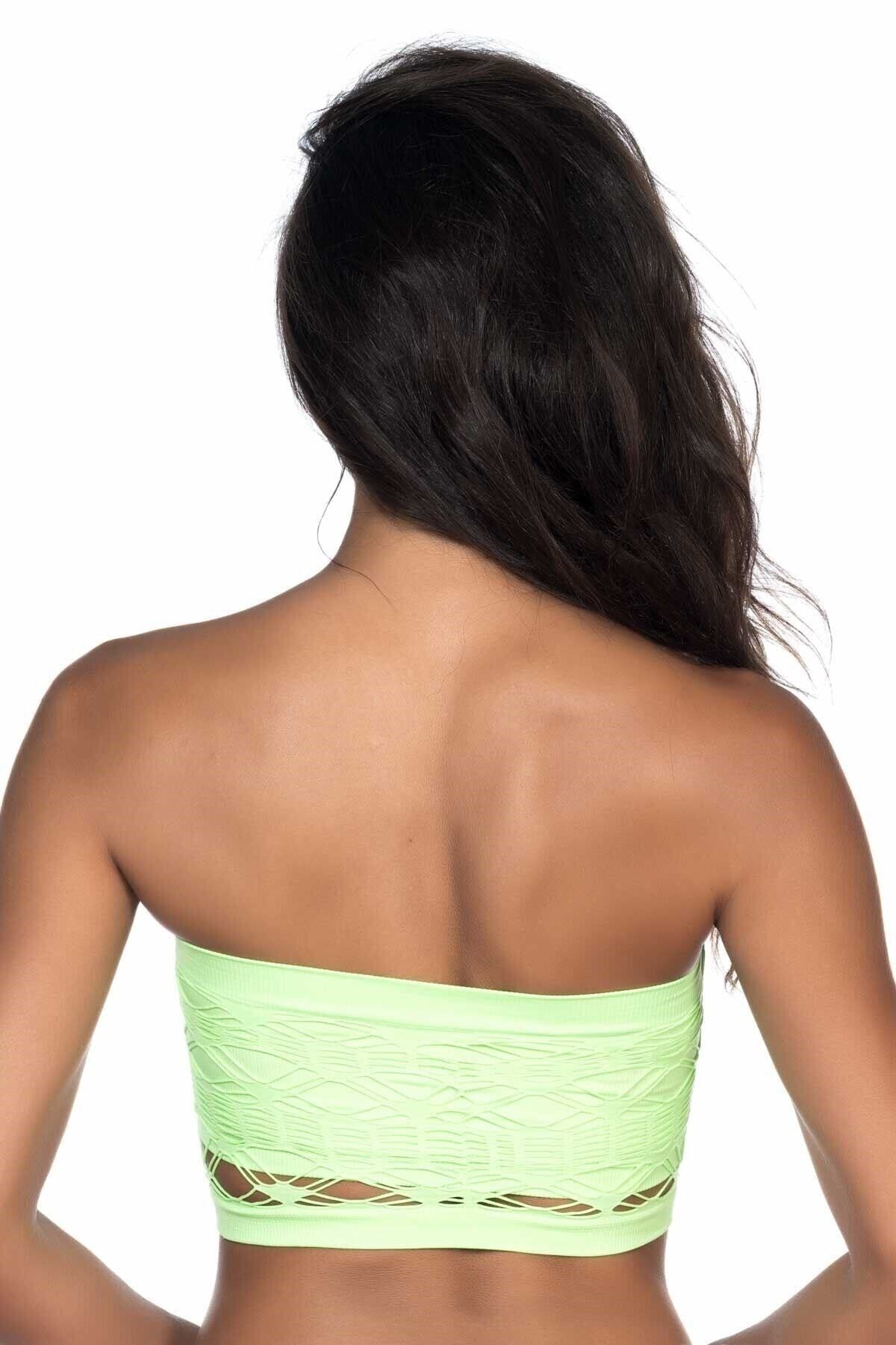Green strapless bra discount